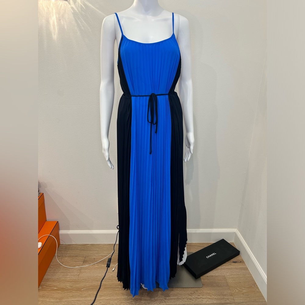Blue and Black Banana Republic Dress